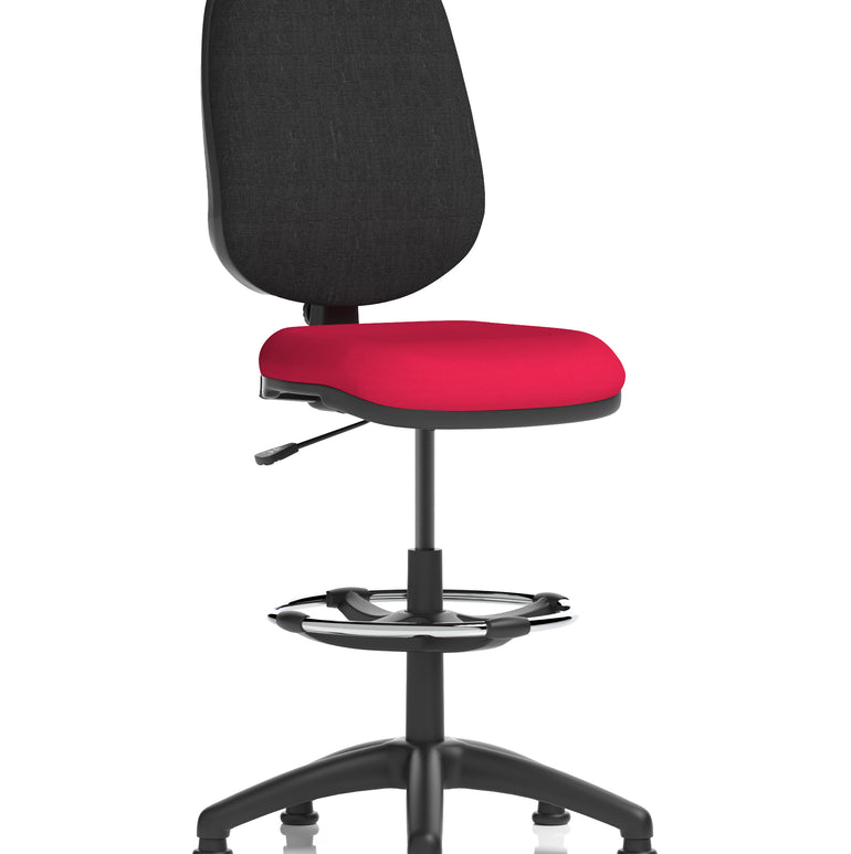Eclipse Plus I Medium Back Task Operator Office Chair with Hi Rise Draughtsman Kit