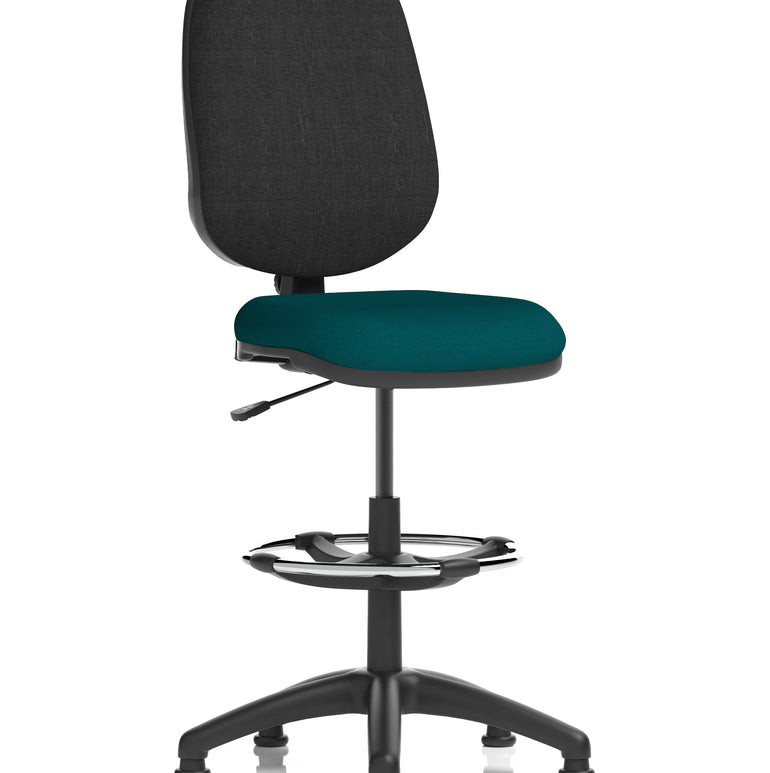 Eclipse Plus I Medium Back Task Operator Office Chair with Hi Rise Draughtsman Kit