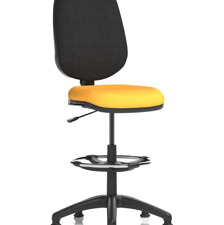 Eclipse Plus I Medium Back Task Operator Office Chair with Hi Rise Draughtsman Kit