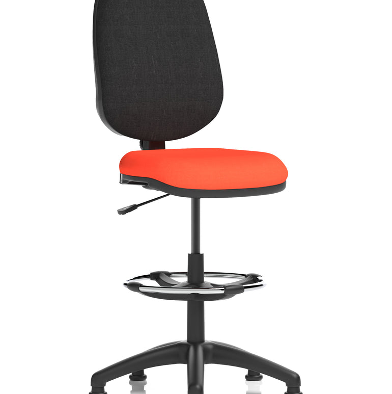 Eclipse Plus I Medium Back Task Operator Office Chair with Hi Rise Draughtsman Kit