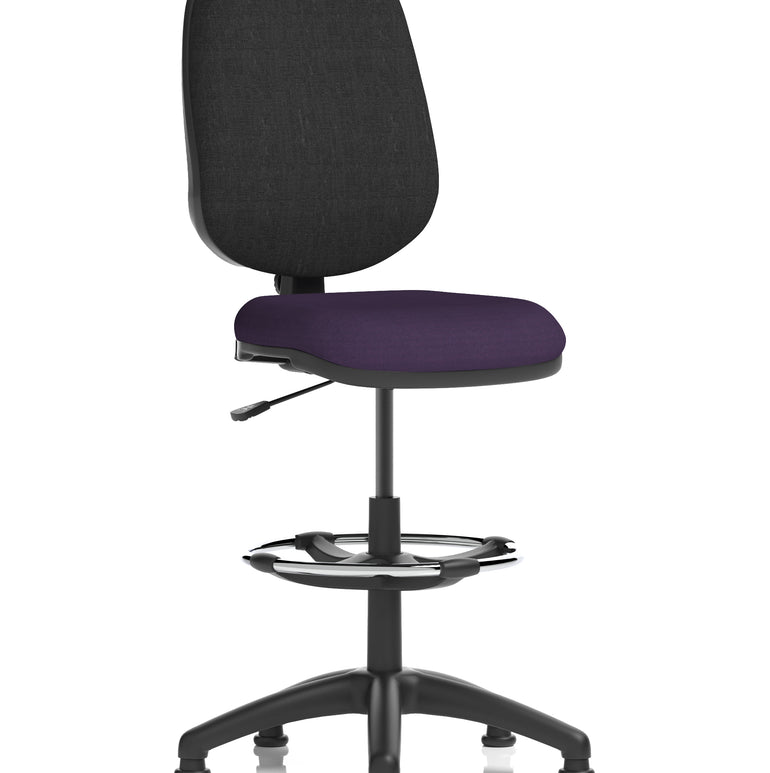 Eclipse Plus I Medium Back Task Operator Office Chair with Hi Rise Draughtsman Kit