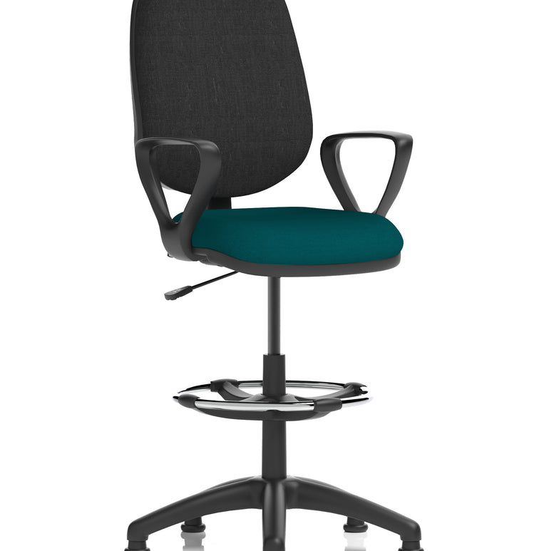 Eclipse Plus I Medium Back Task Operator Office Chair with Hi Rise Draughtsman Kit