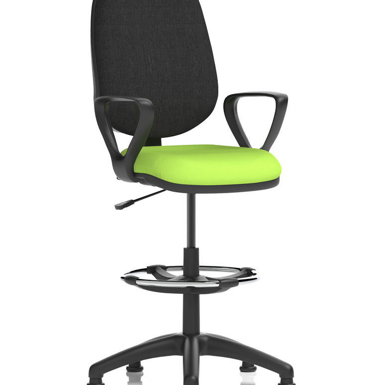 Eclipse Plus I Medium Back Task Operator Office Chair with Hi Rise Draughtsman Kit