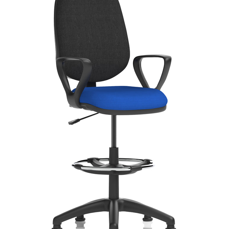 Eclipse Plus I Medium Back Task Operator Office Chair with Hi Rise Draughtsman Kit