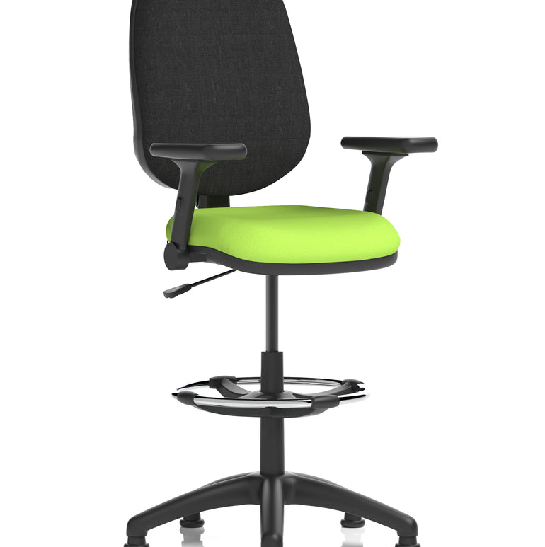 Eclipse Plus I Medium Back Task Operator Office Chair with Hi Rise Draughtsman Kit