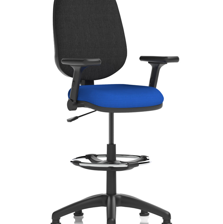 Eclipse Plus I Medium Back Task Operator Office Chair with Hi Rise Draughtsman Kit