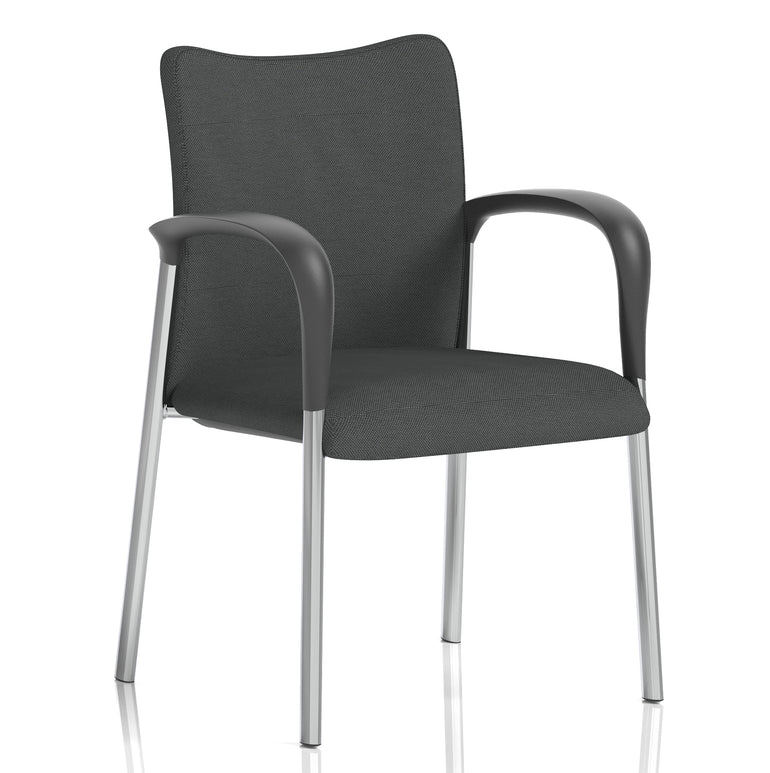 Academy Stacking Medium Back Visitor Office Chair In Quest Fabric