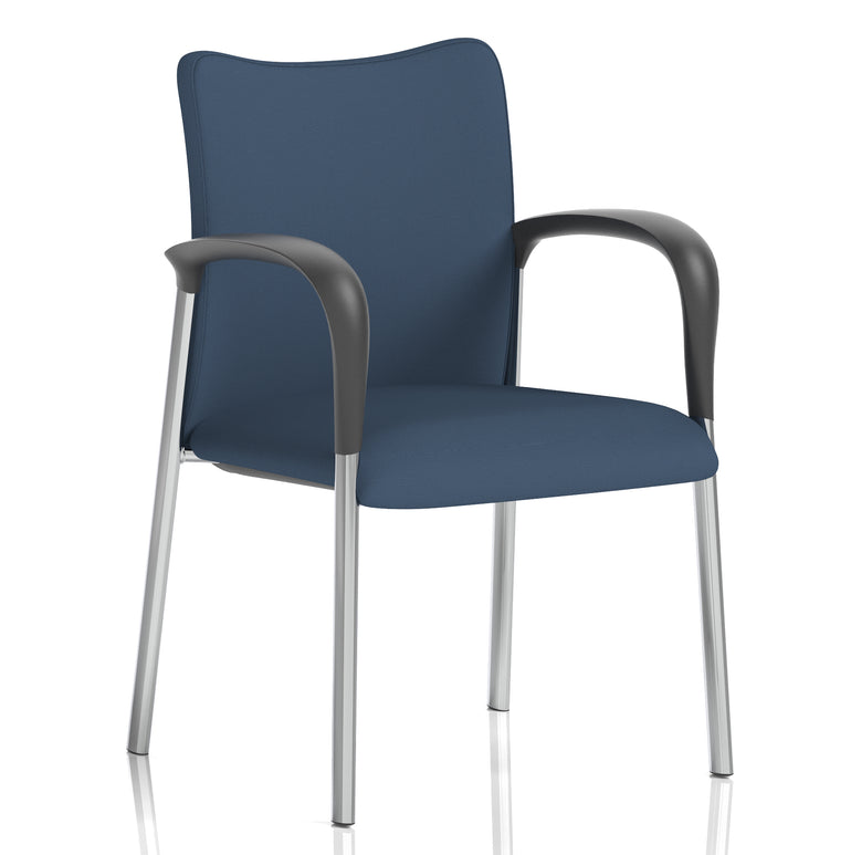 Academy Stacking Medium Back Visitor Office Chair In Quest Fabric