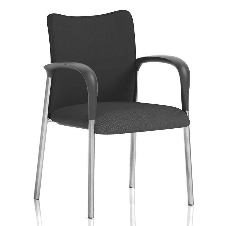 Academy Stacking Medium Back Visitor Office Chair In Quest Fabric