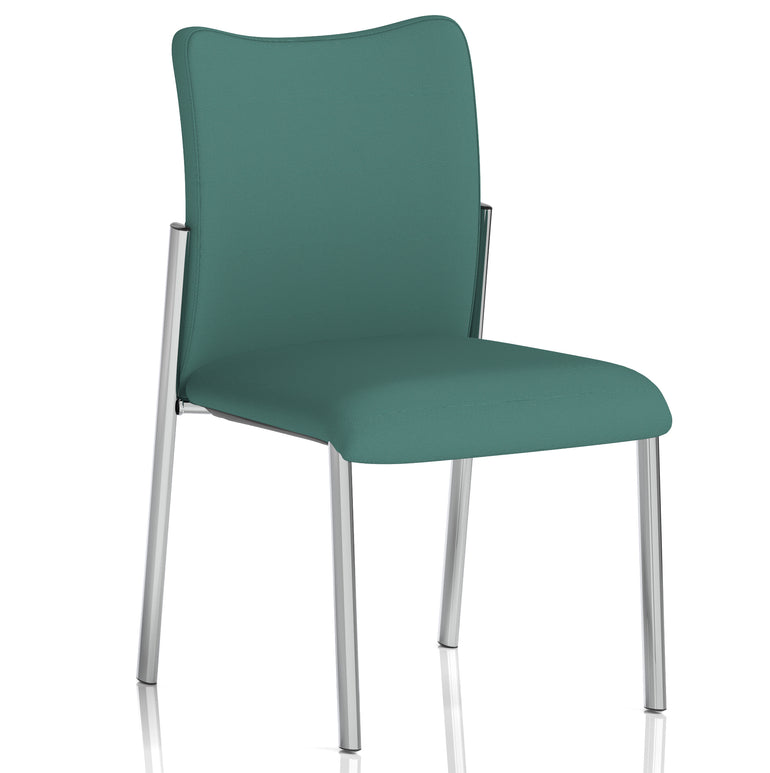 Academy Stacking Medium Back Visitor Office Chair In Quest Fabric
