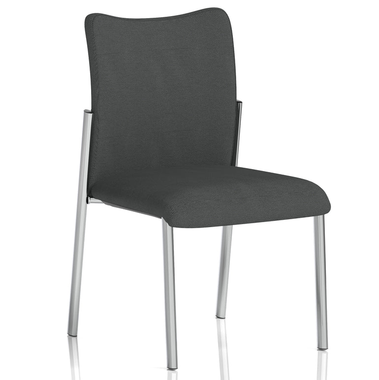 Academy Stacking Medium Back Visitor Office Chair In Quest Fabric