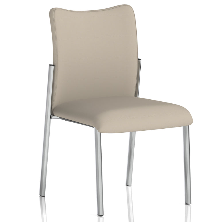 Academy Stacking Medium Back Visitor Office Chair In Quest Fabric
