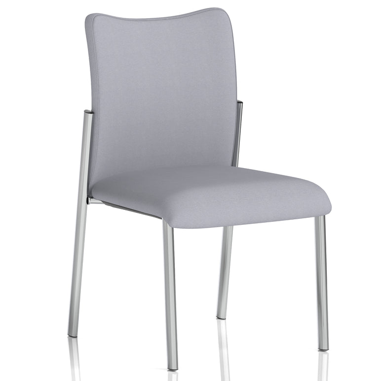 Academy Stacking Medium Back Visitor Office Chair In Quest Fabric
