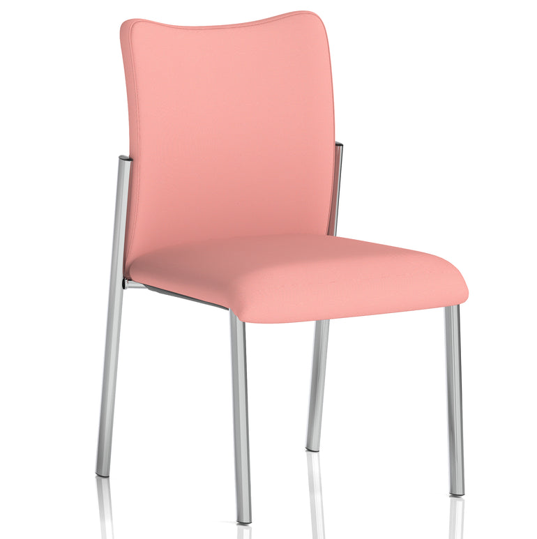 Academy Stacking Medium Back Visitor Office Chair In Quest Fabric