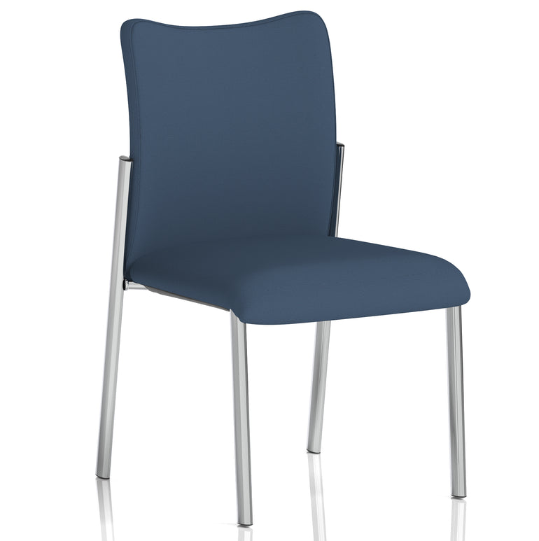 Academy Stacking Medium Back Visitor Office Chair In Quest Fabric