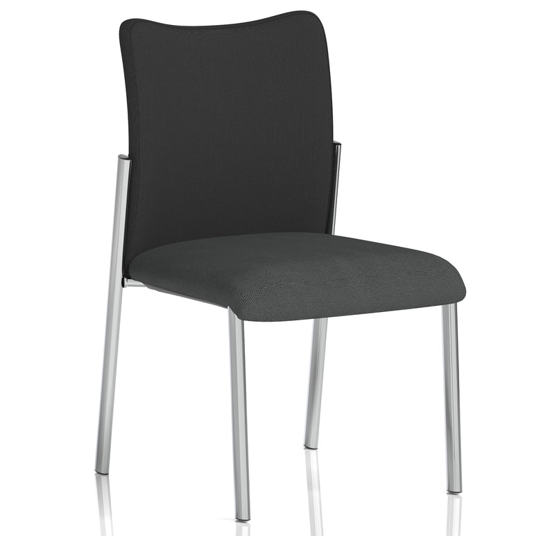 Academy Stacking Medium Back Visitor Office Chair In Quest Fabric