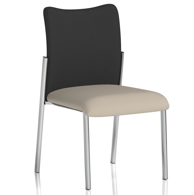Academy Stacking Medium Back Visitor Office Chair In Quest Fabric
