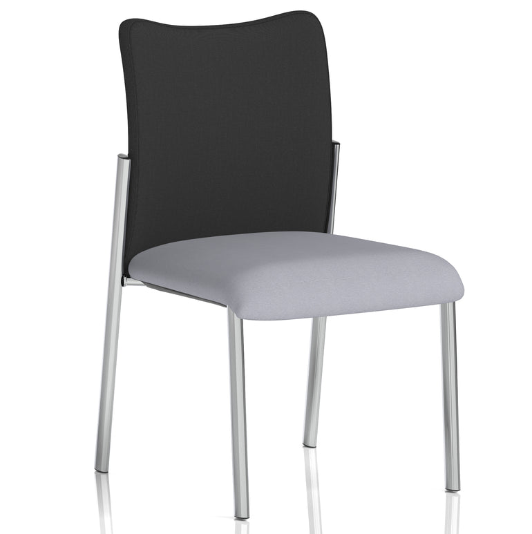 Academy Stacking Medium Back Visitor Office Chair In Quest Fabric