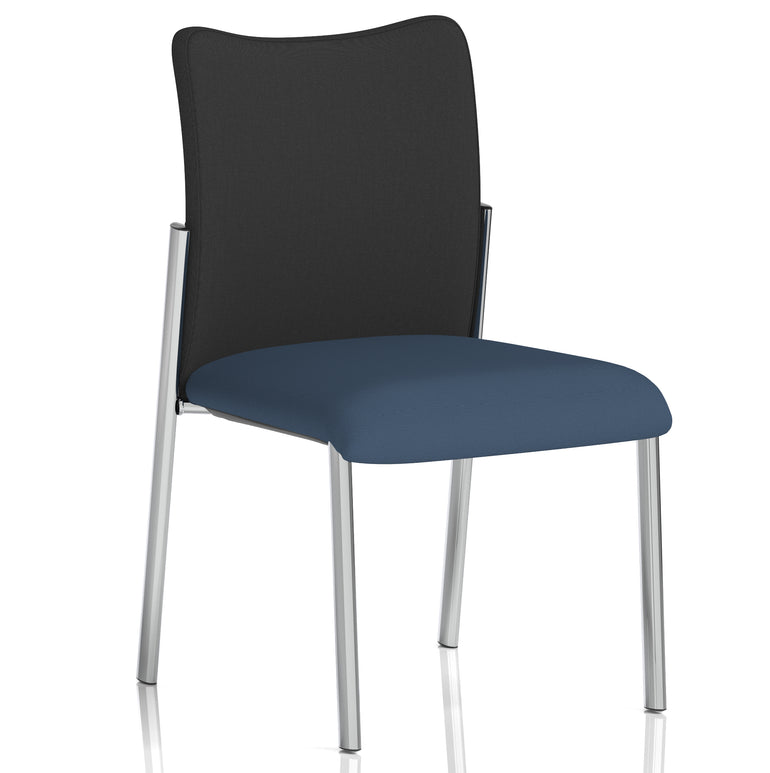 Academy Stacking Medium Back Visitor Office Chair In Quest Fabric