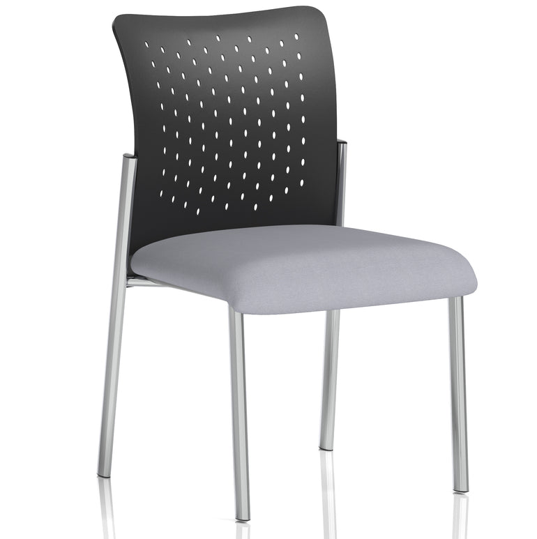 Academy Stacking Medium Back Visitor Office Chair In Quest Fabric