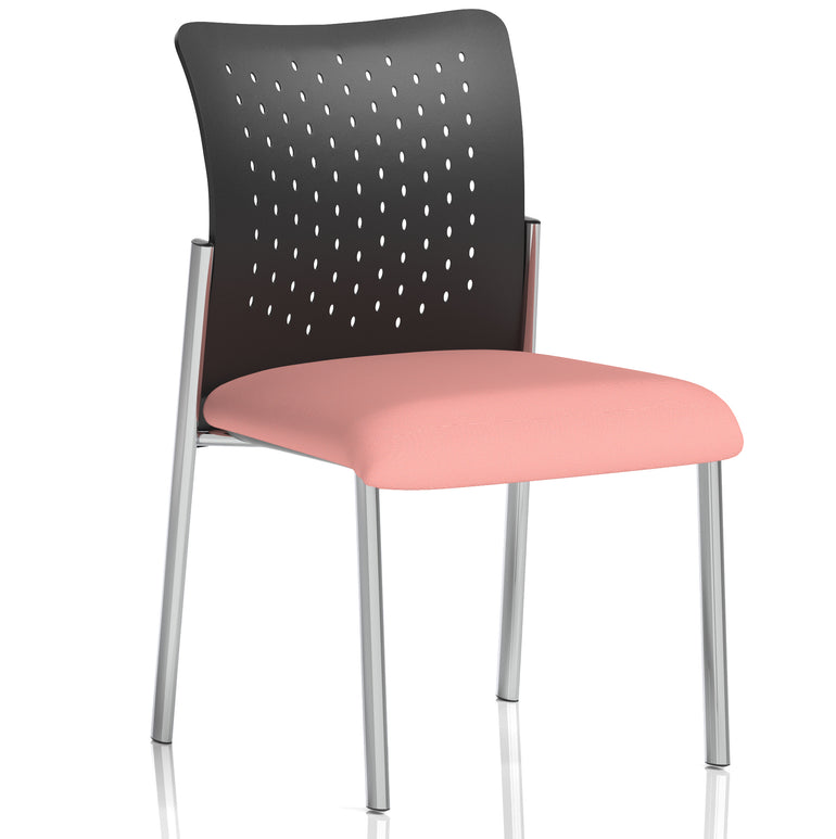 Academy Stacking Medium Back Visitor Office Chair In Quest Fabric