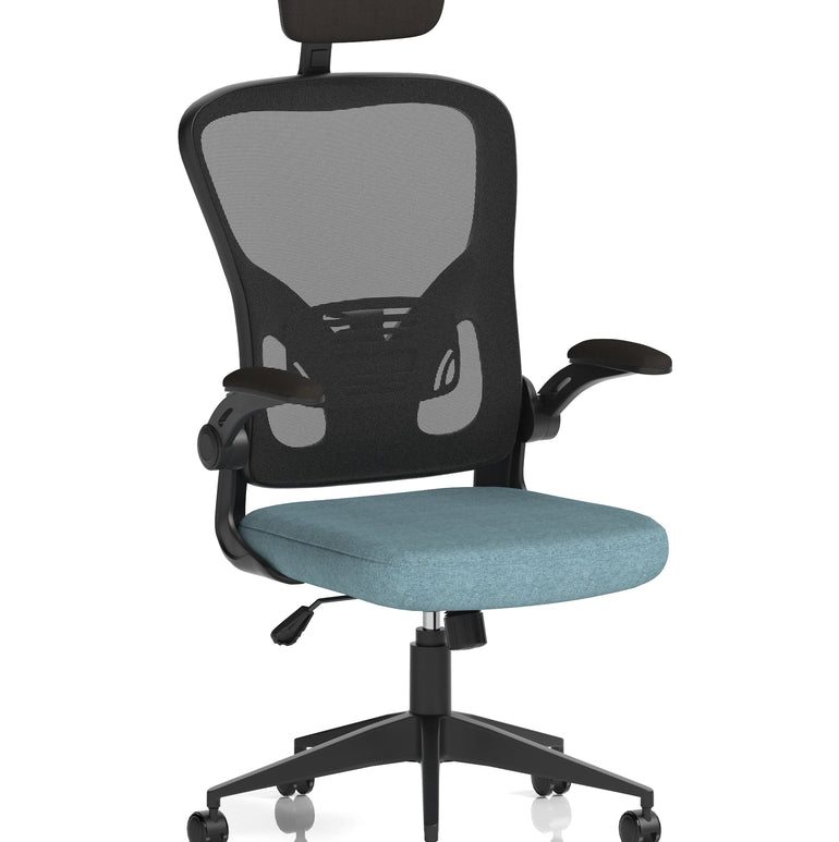 Ace Executive Mesh Chair With Folding Arms