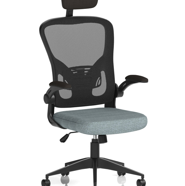 Ace Executive Mesh Chair With Folding Arms