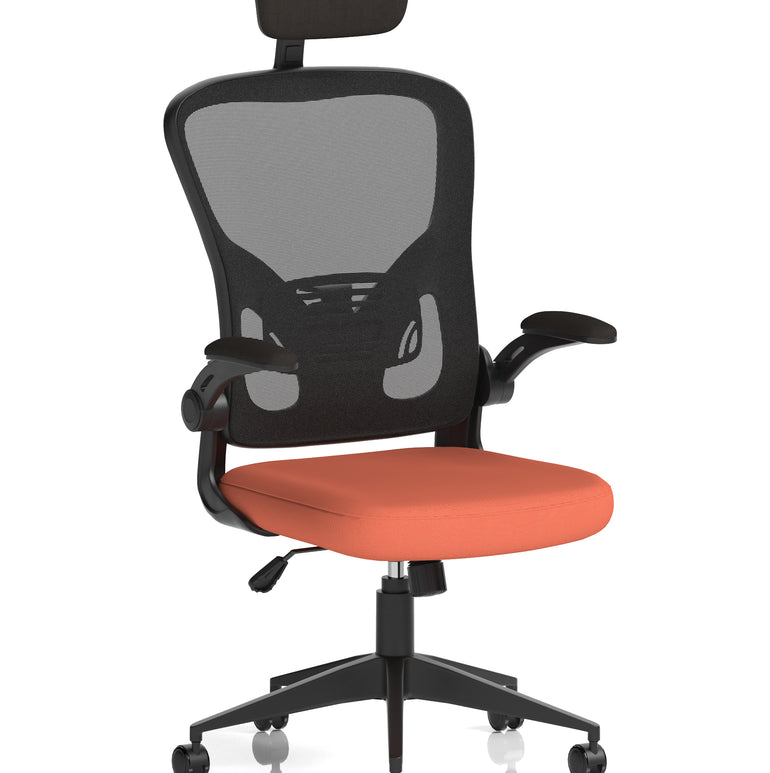 Ace Executive Mesh Chair With Folding Arms