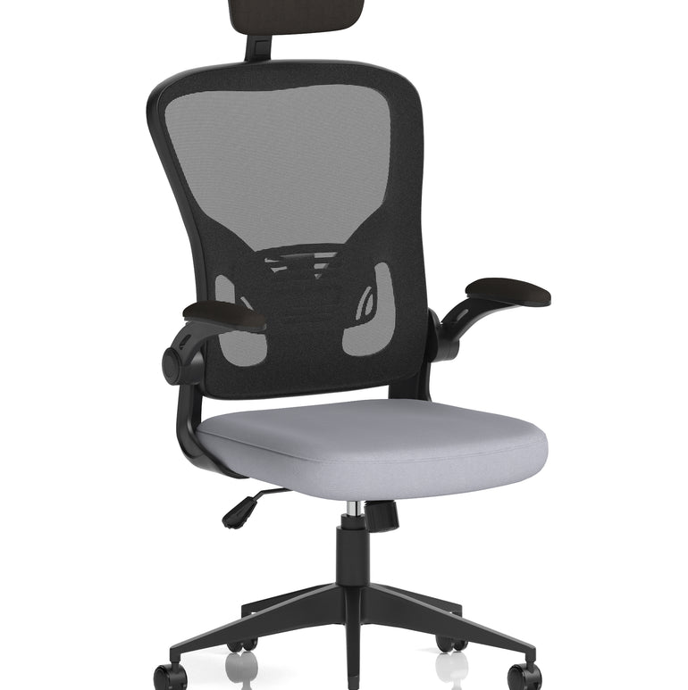 Ace Executive Mesh Chair With Folding Arms