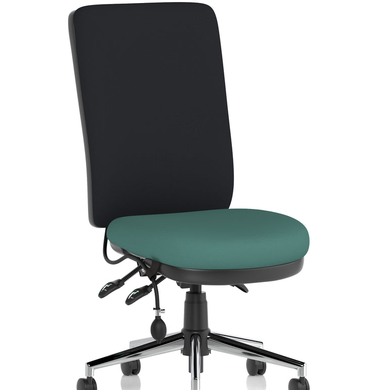 Chiro High Back Task Operator Office Chair In Quest Fabric