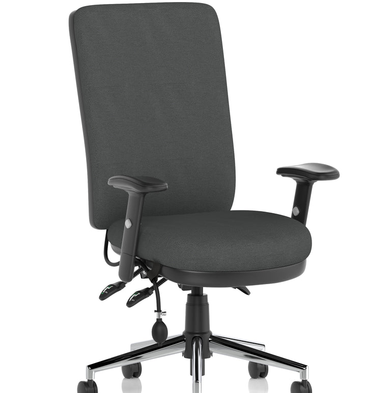Chiro High Back Task Operator Office Chair In Quest Fabric