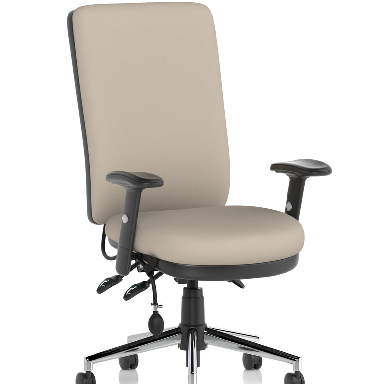 Chiro High Back Task Operator Office Chair In Quest Fabric
