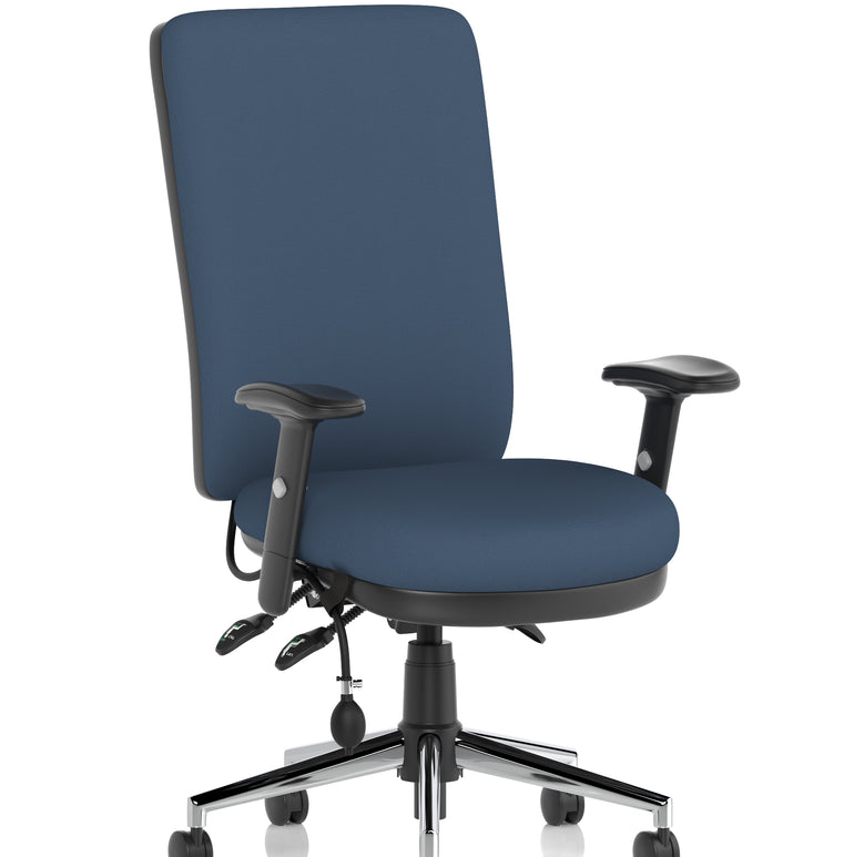 Chiro High Back Task Operator Office Chair In Quest Fabric