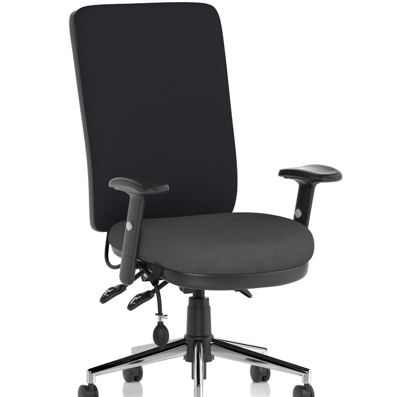 Chiro High Back Task Operator Office Chair In Quest Fabric