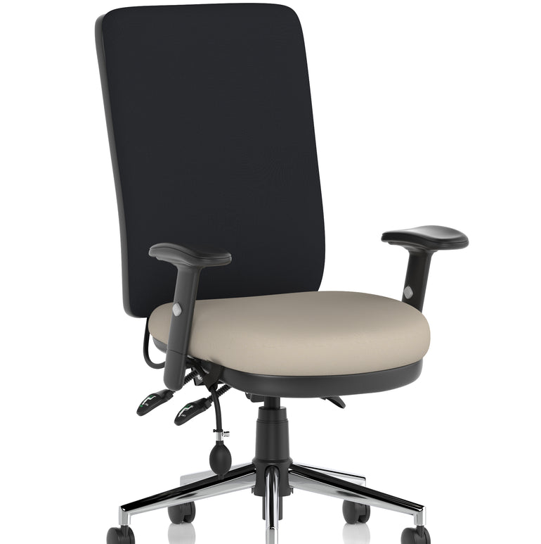 Chiro High Back Task Operator Office Chair In Quest Fabric