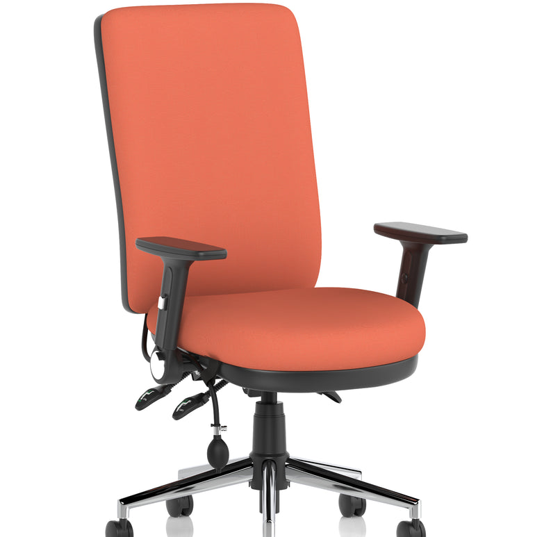 Chiro High Back Task Operator Office Chair In Quest Fabric