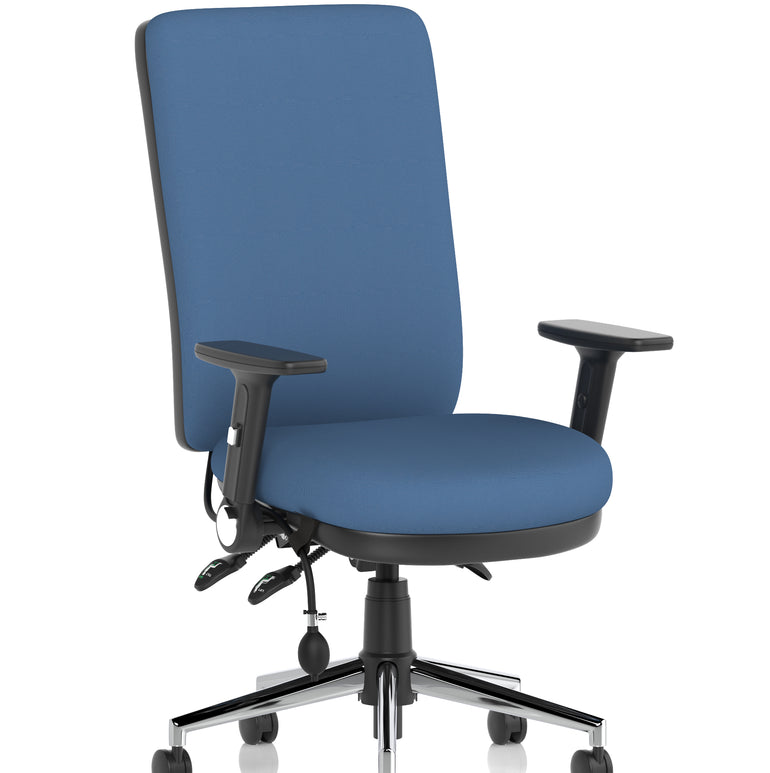 Chiro High Back Task Operator Office Chair In Quest Fabric