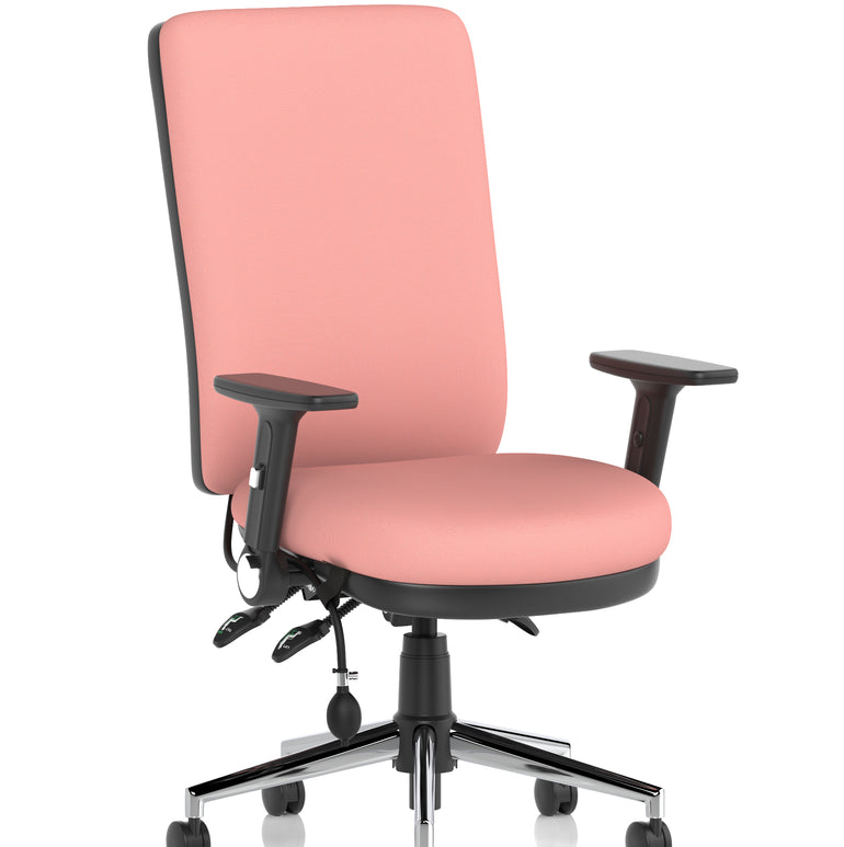 Chiro High Back Task Operator Office Chair In Quest Fabric