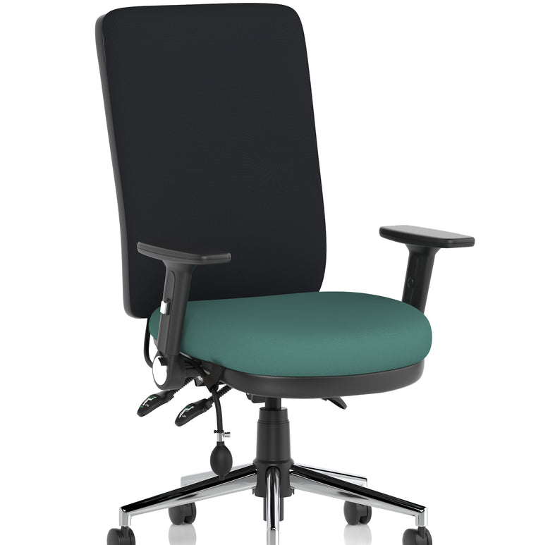 Chiro High Back Task Operator Office Chair In Quest Fabric