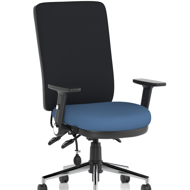 Chiro High Back Task Operator Office Chair In Quest Fabric