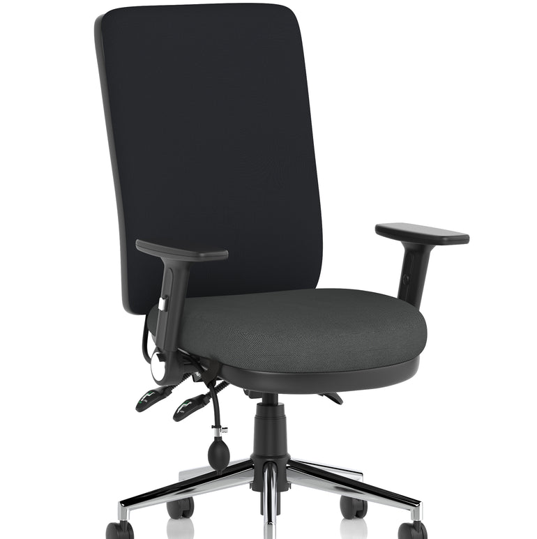 Chiro High Back Task Operator Office Chair In Quest Fabric