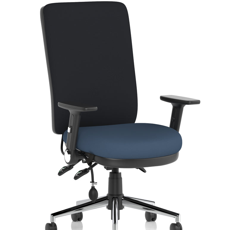 Chiro High Back Task Operator Office Chair In Quest Fabric