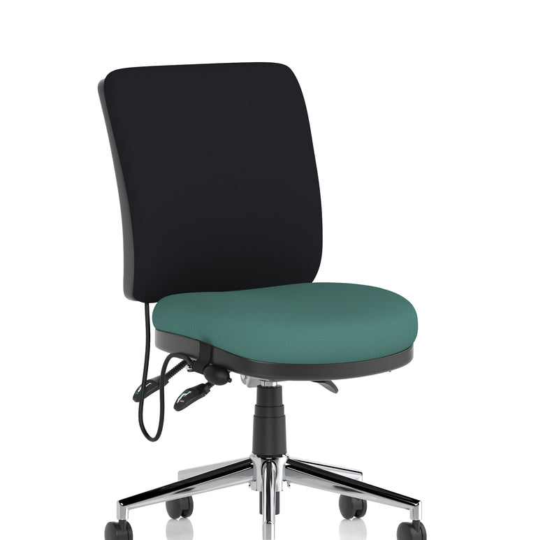 Chiro Medium Back Task Operator Office Chair In Quest Fabric