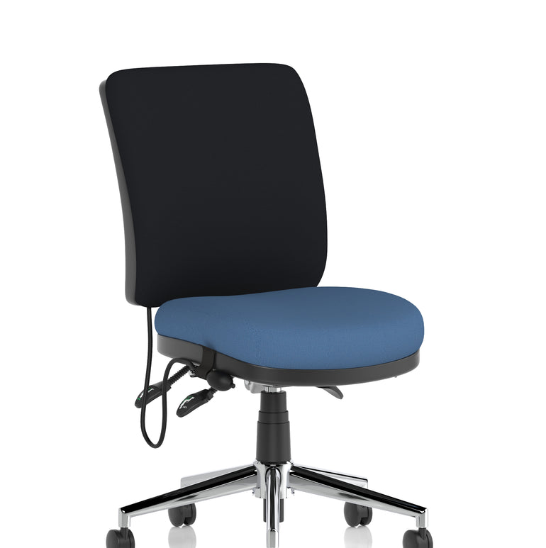 Chiro Medium Back Task Operator Office Chair In Quest Fabric