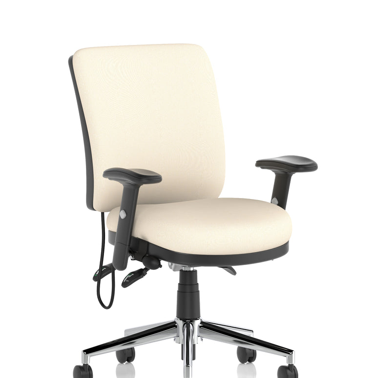 Chiro Medium Back Task Operator Office Chair In Quest Fabric