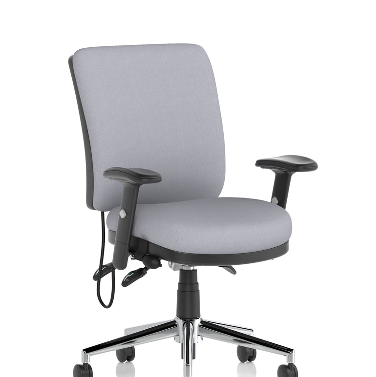 Chiro Medium Back Task Operator Office Chair In Quest Fabric