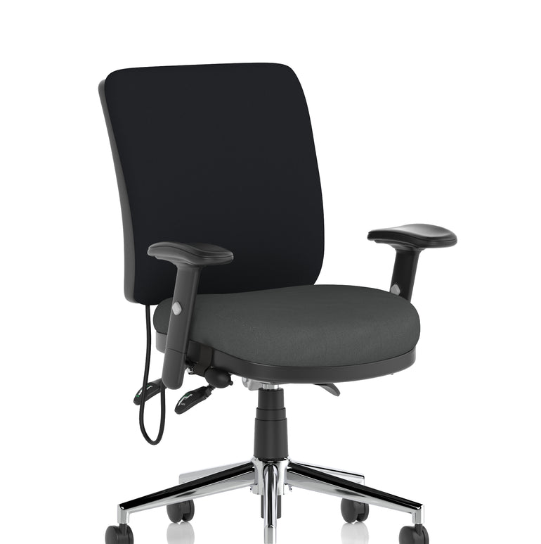 Chiro Medium Back Task Operator Office Chair In Quest Fabric