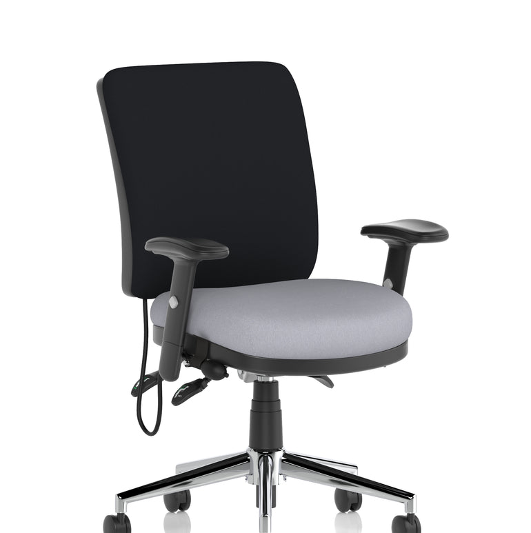 Chiro Medium Back Task Operator Office Chair In Quest Fabric