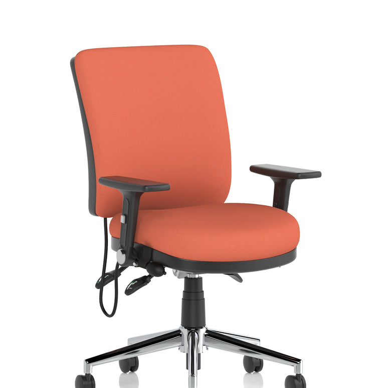 Chiro Medium Back Task Operator Office Chair In Quest Fabric