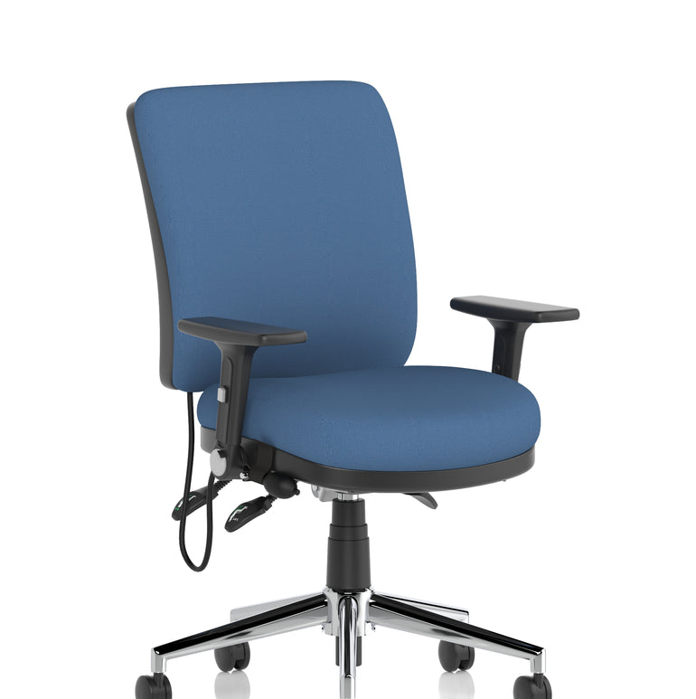 Chiro Medium Back Task Operator Office Chair In Quest Fabric